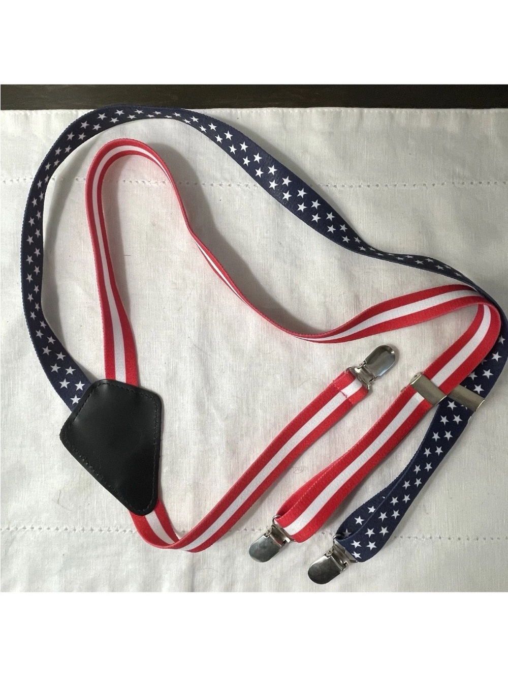 Adult Suspenders Patriotic Stars Stripes America USA Uncle Sam 4th of July